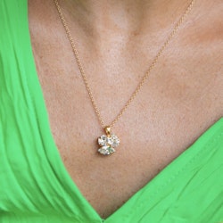 Ana Necklace Gold/ Crystal