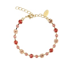Calanthe Bracelet Gold/ Peach Combo