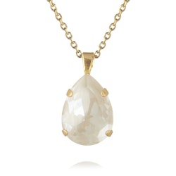 Classic Drop Necklace Gold/ Linen Ignite