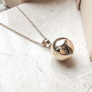 Golden Globe Necklace