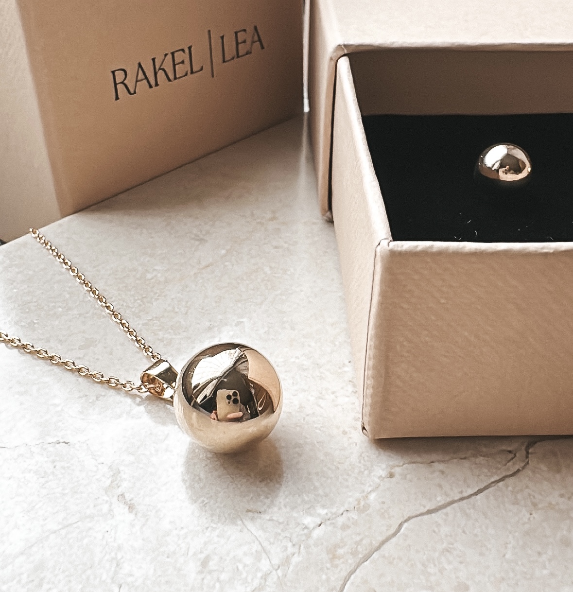Golden Globe Necklace