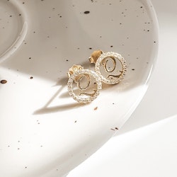 Colette Stud Earrings Gold