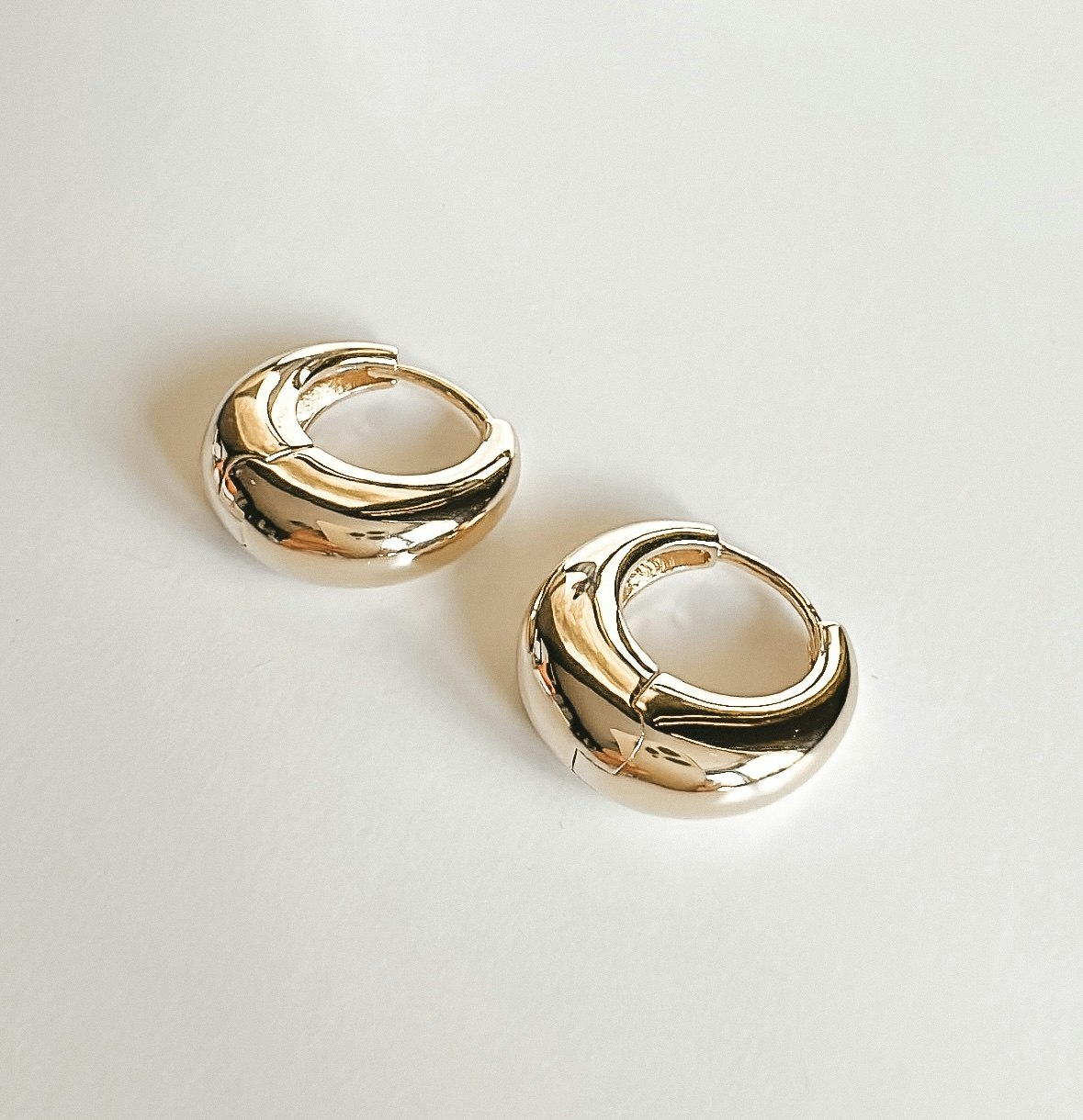 Chunky Hoops Gold