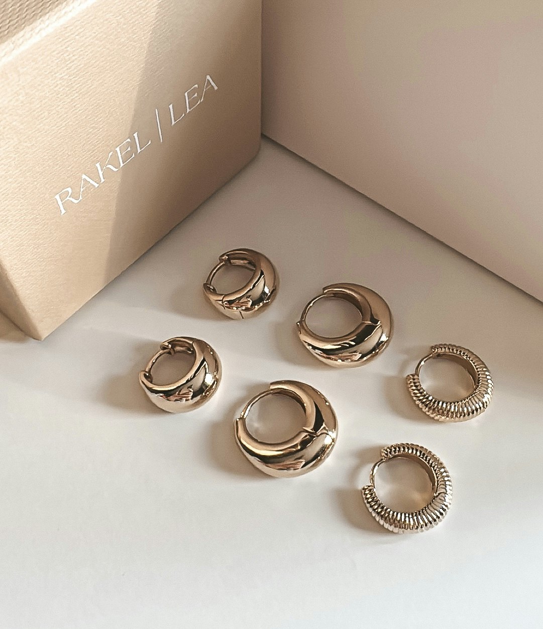 Chunky Hoops Gold