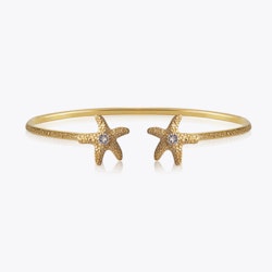Mini Sea Star Bracelet Gold/ Crystal