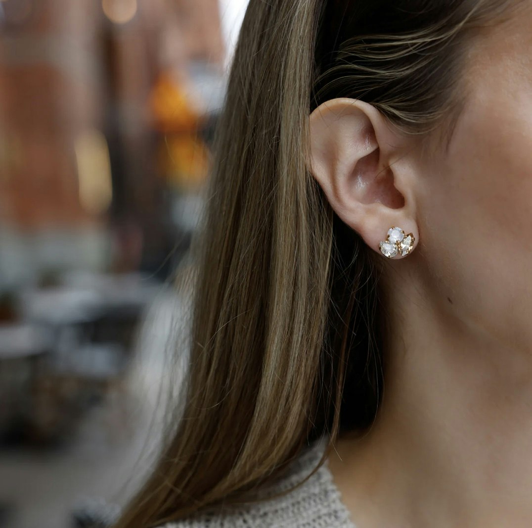 Ana Earrings Gold/ Golden Combo