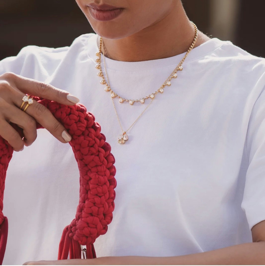 Ana Necklace Gold/ Golden Combo