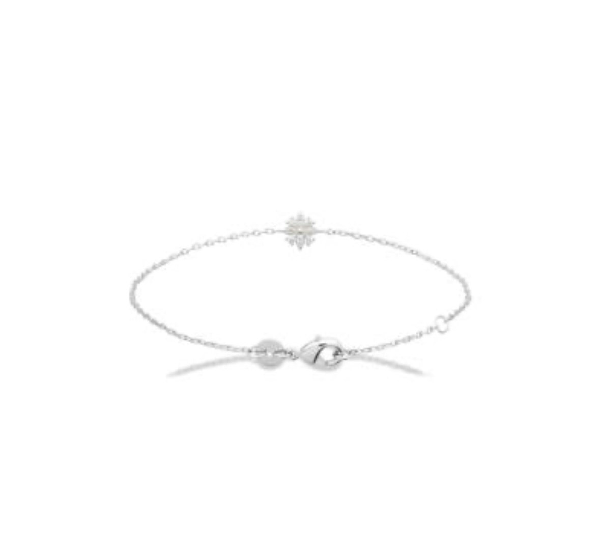 Snow Flower Bracelet Silver