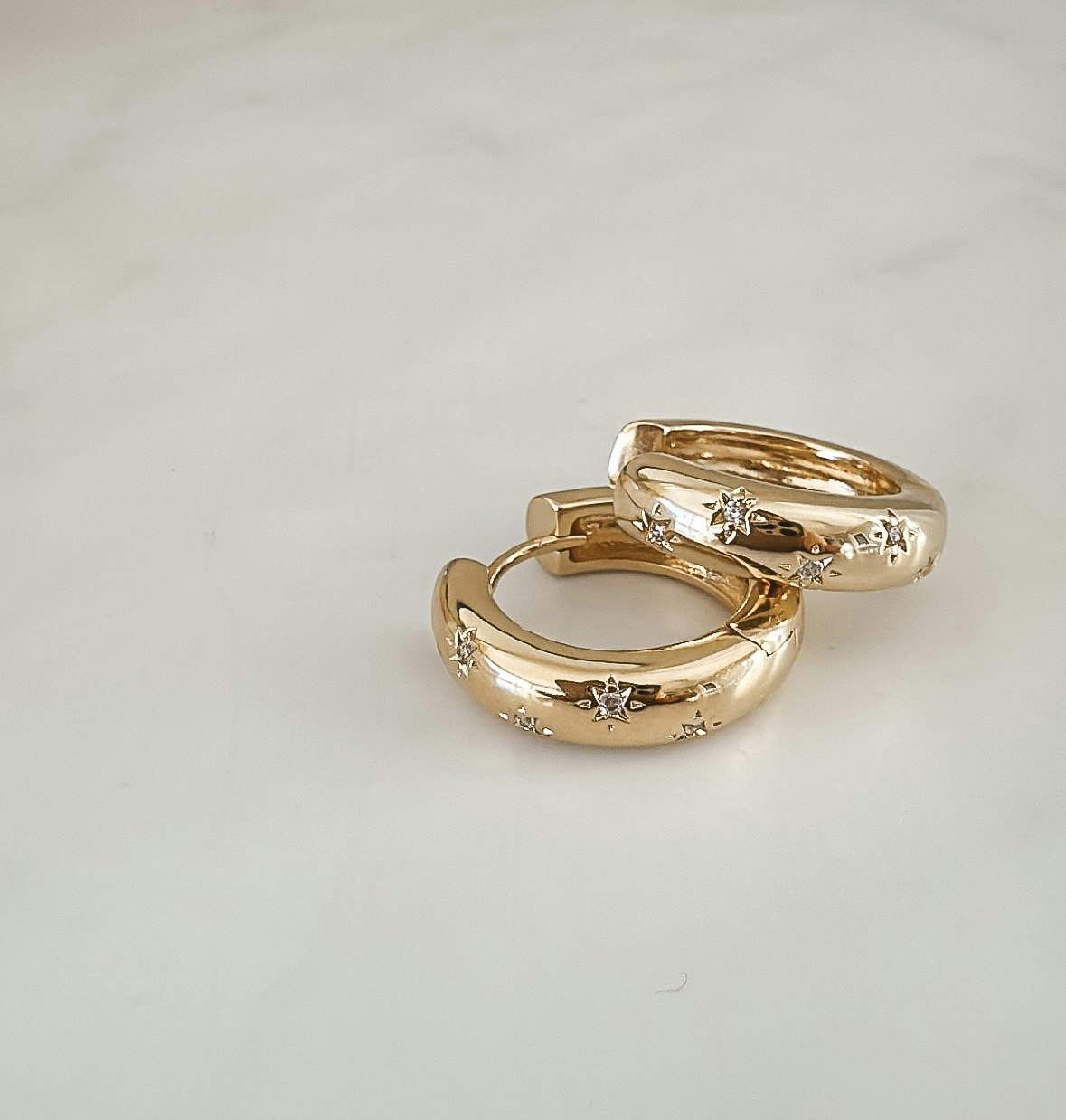 Stargazing Earrings Gold