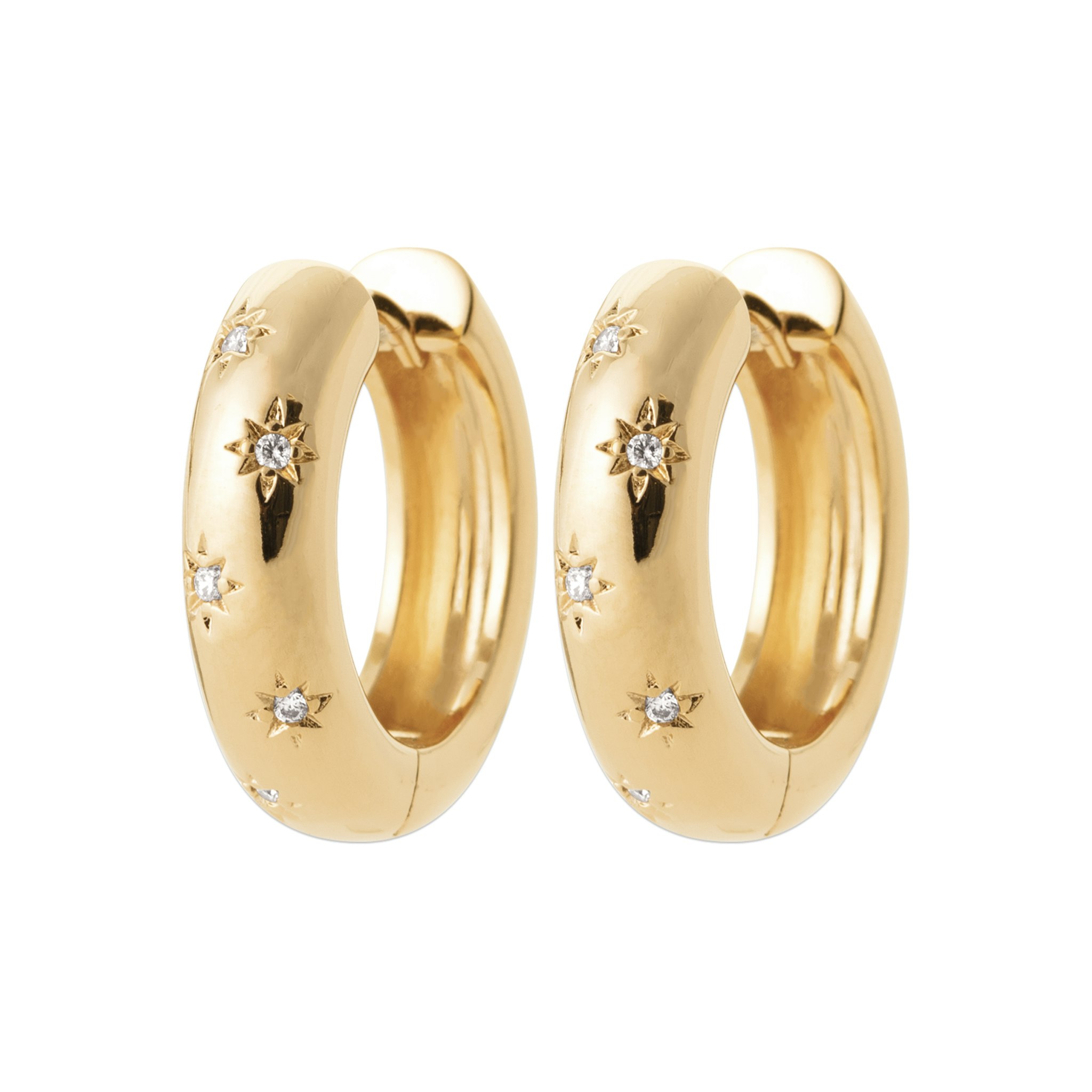 Stargazing Earrings Gold