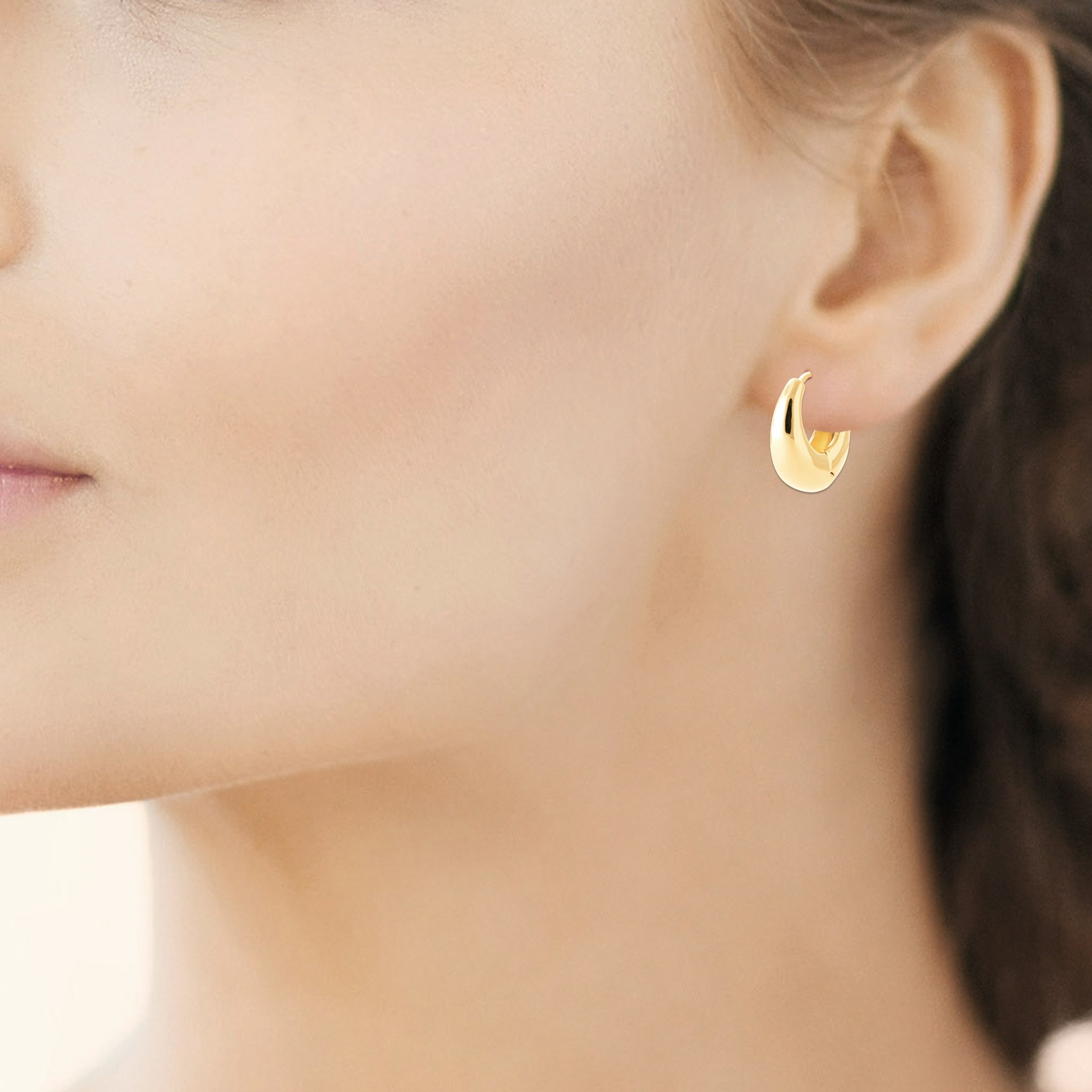 Chunky Hoops Gold