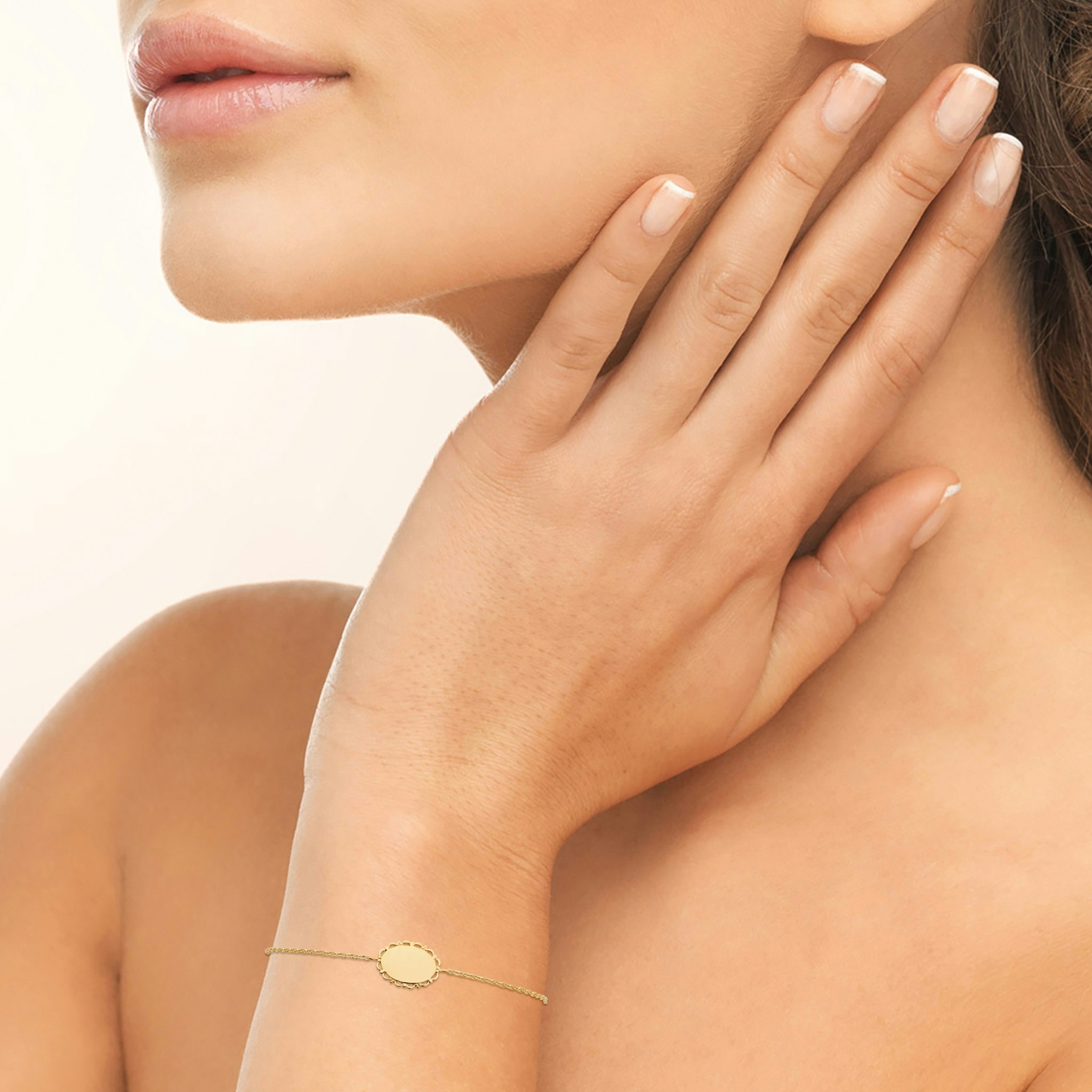 Claire Name Bracelet Gold