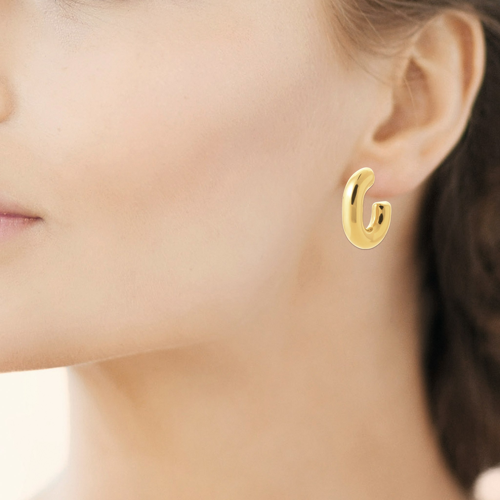 Chunky Hoops Gold PVD