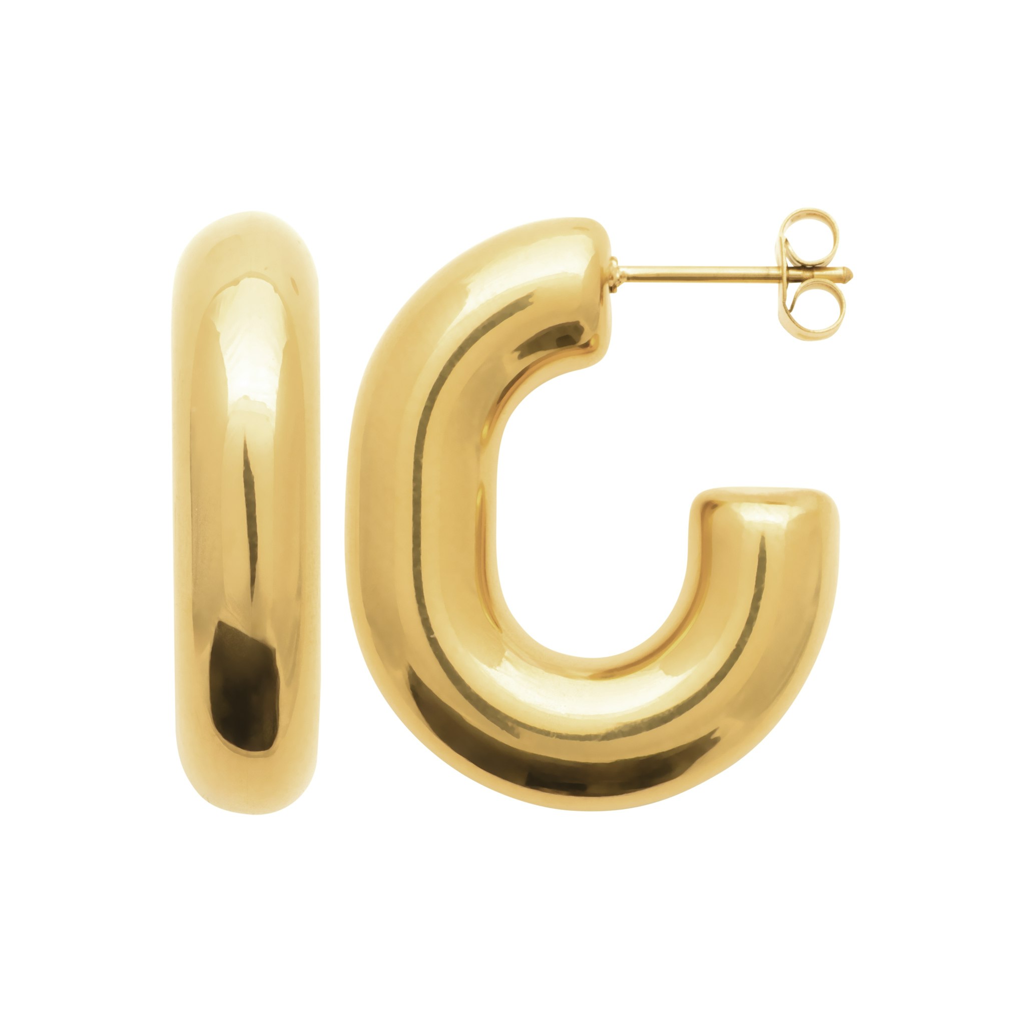 Chunky Hoops Gold PVD