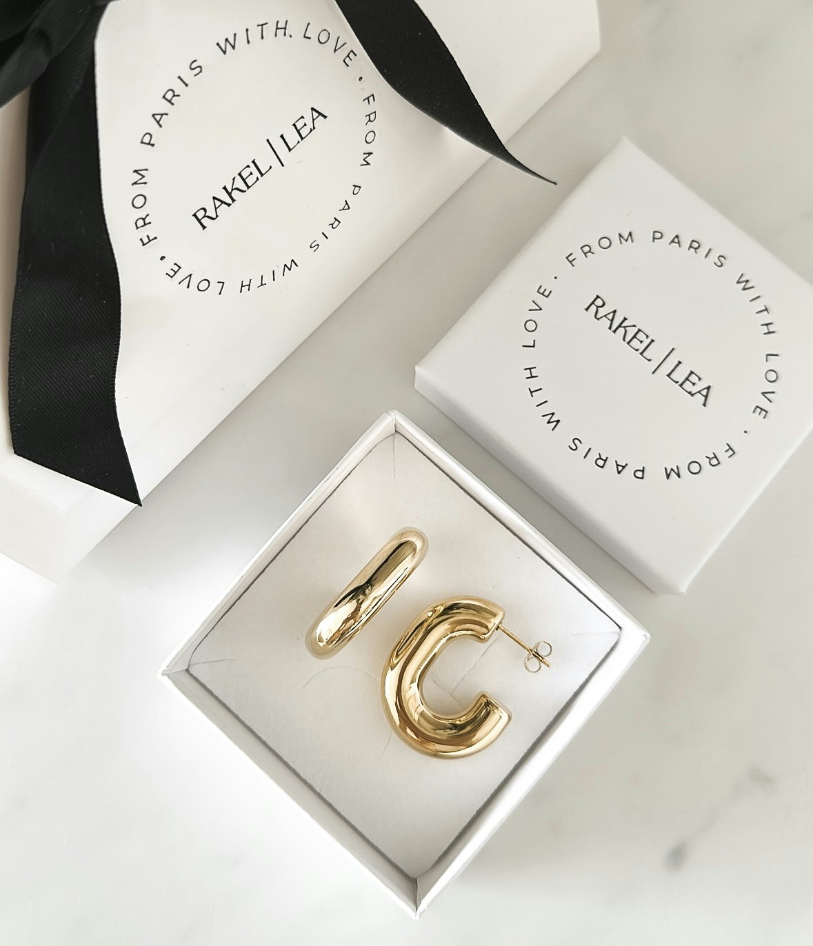 Chunky Hoops Gold PVD
