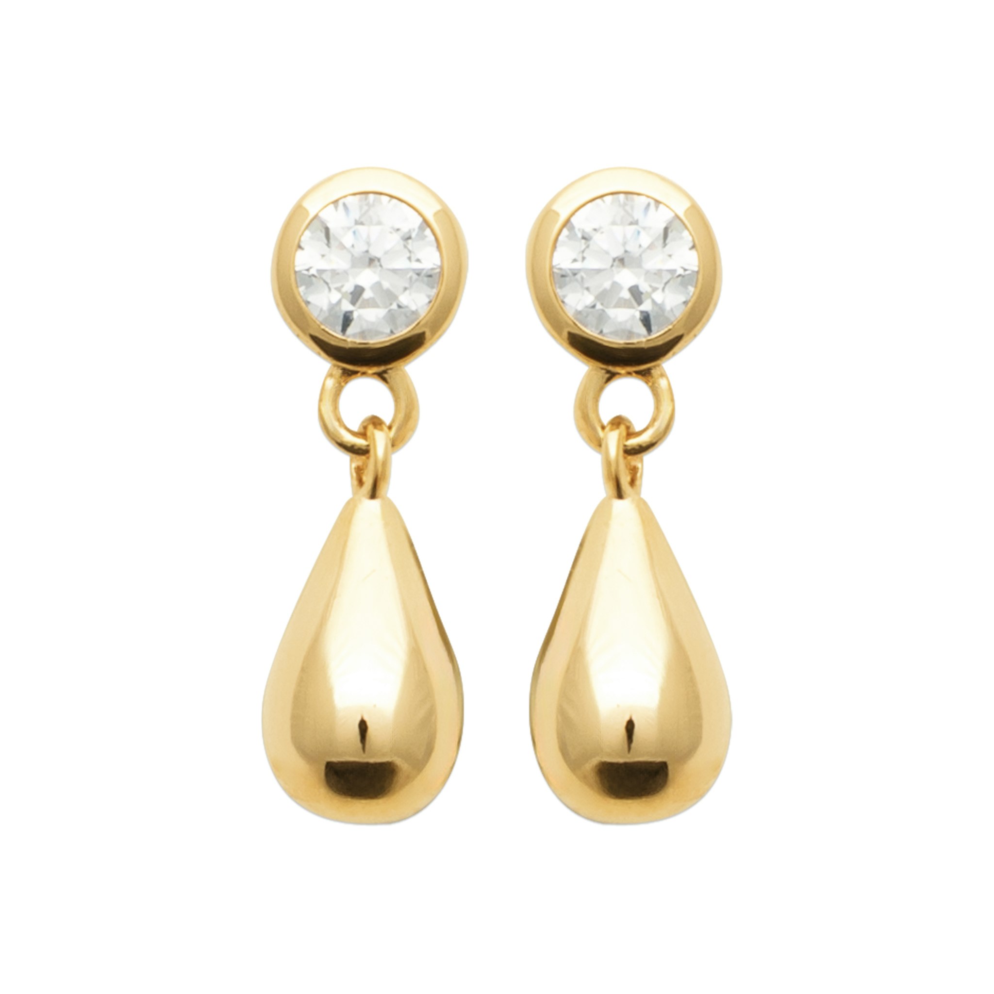 Adèle CZ Earrings Gold