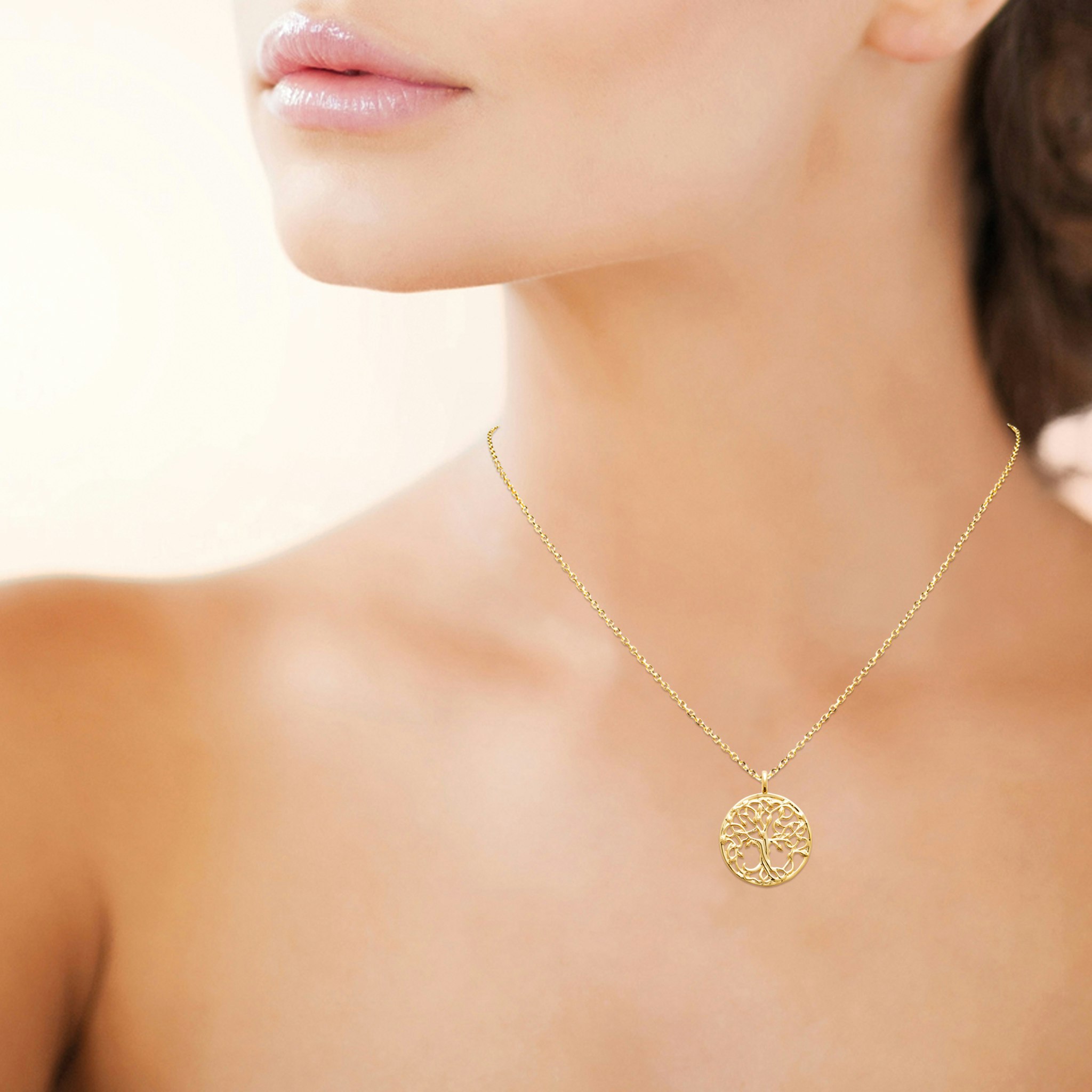 Tree Of Life Necklace Gold