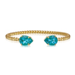 Mini Drop Bracelet Gold/ Laguna Delite