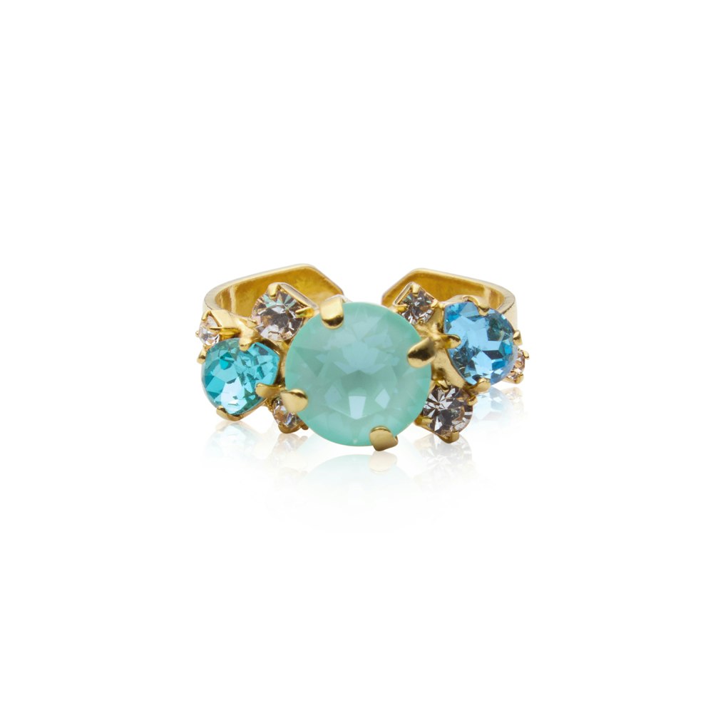 Jannie Ring Gold/ Laguna Combo