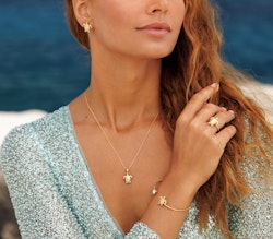 Turtle Necklace Gold