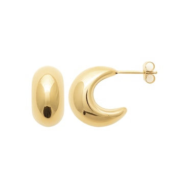 Small Bold Hoops Gold PVD