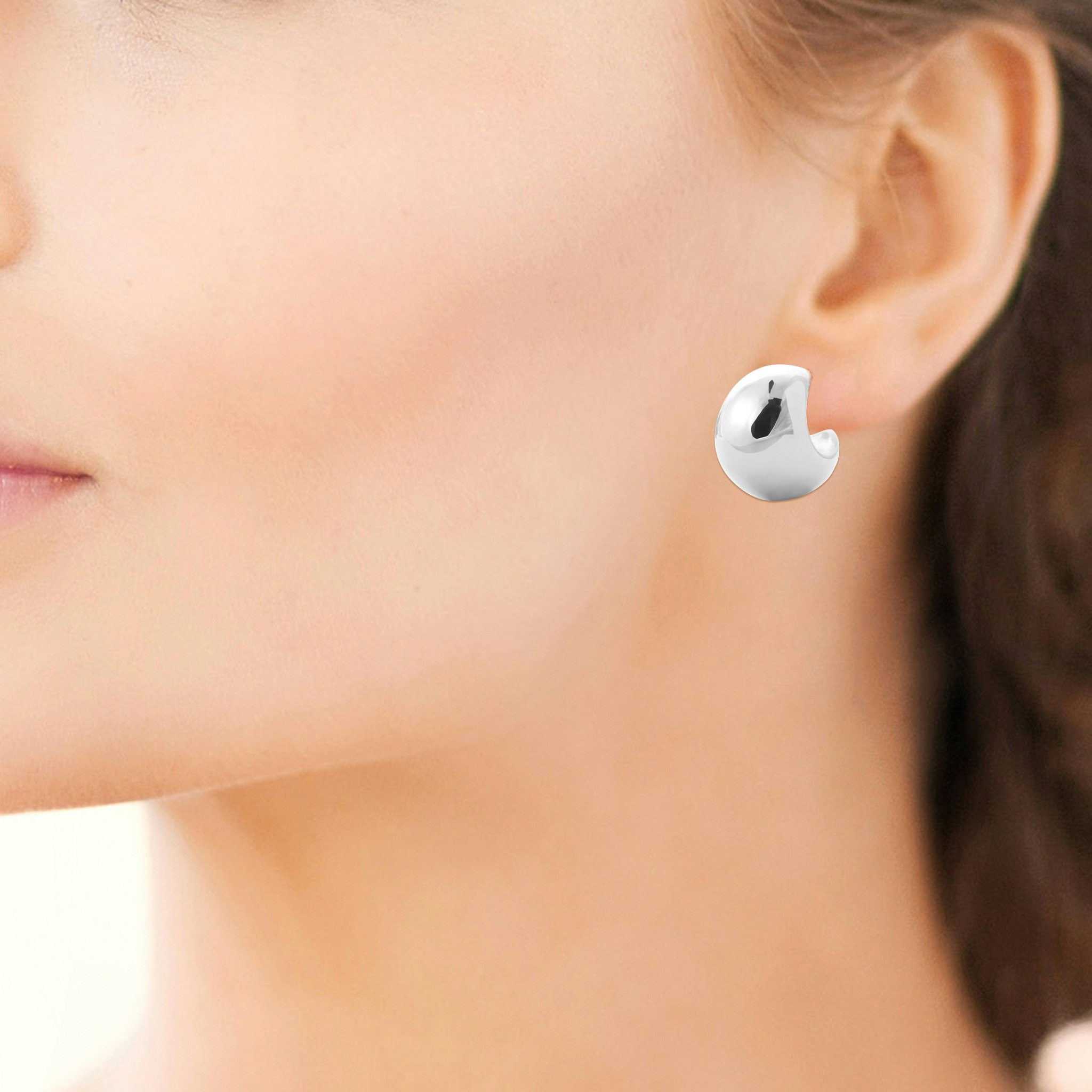 Bold Hoops Steel