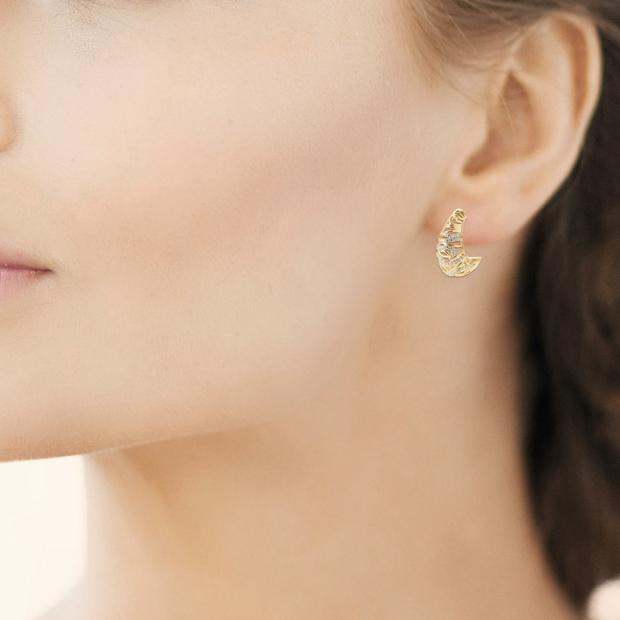 Blanche Earrings Gold