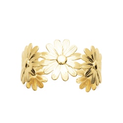 Flower Bangle Gold PVD