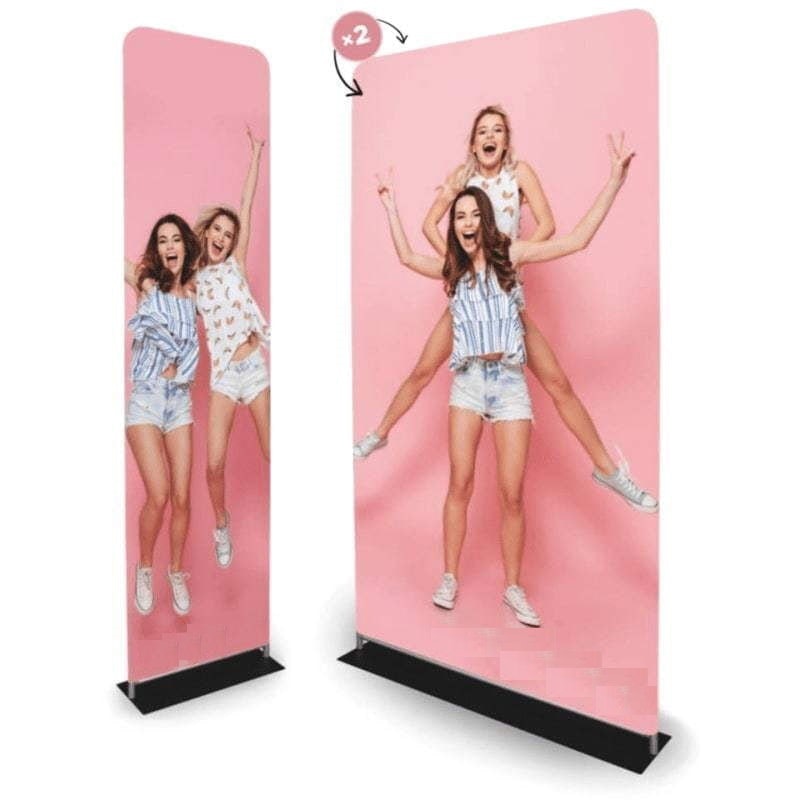 Reklamvägg Popup- STANDS 90*230 cm -med väska