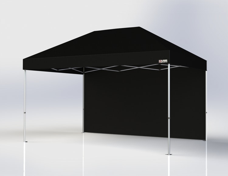 Popup Tält - 3x4,5 m - Stativ 40 mm med svart takduk