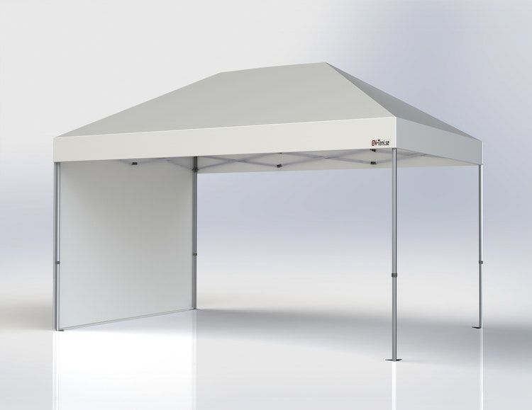 Popup Tält - 3x4,5 m - Stativ 40 mm med vit takduk