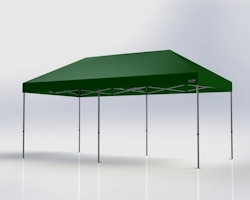 Popup Tält - 3x6 m - Grön - Stativ med takduk