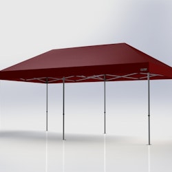 Popup Tält - 3x6 m - Röd - Stativ med takduk