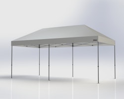 Popup Tält - 3x6 m - Vit - Stativ med takduk