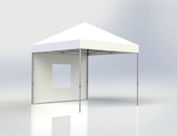 Tältvägg 3 m - Fönster, enfärgad eller tryckt