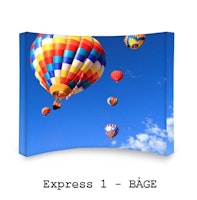 Reklamvägg Popup- Express 1- BÅGE med väska