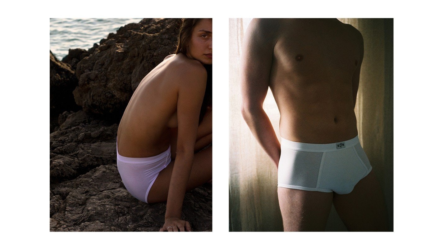 Kön offers gender-neutral underwear made from cellulose fibres