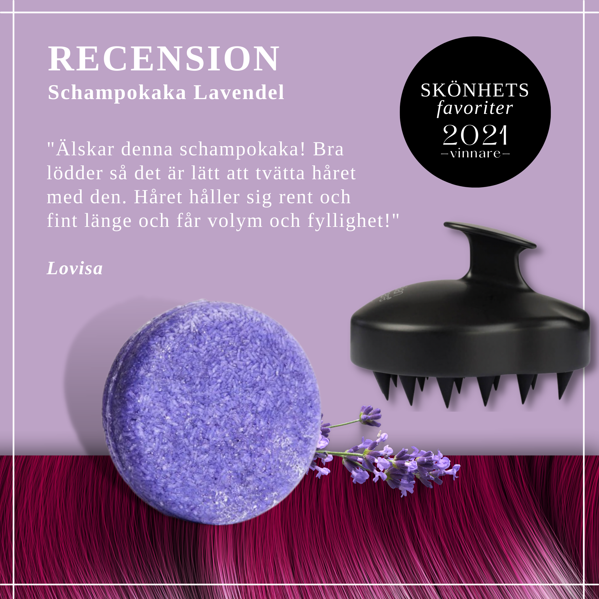 COLOR POP: Schampo + Balsamkaka Lavendel