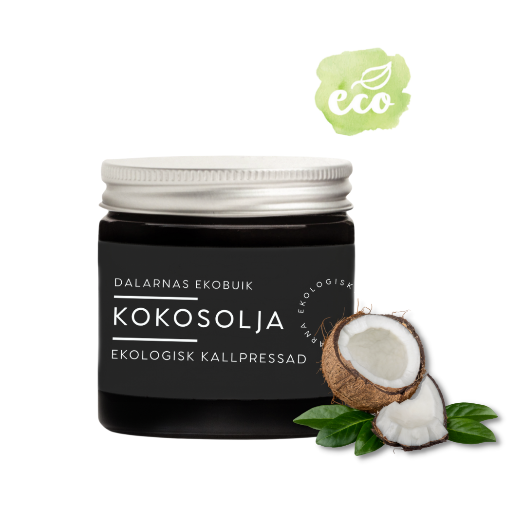 Pure Organic Kokosolja EKO, berikad med E-vitamin - Dalarnas Ekobutik  Organic Cosmetics AB