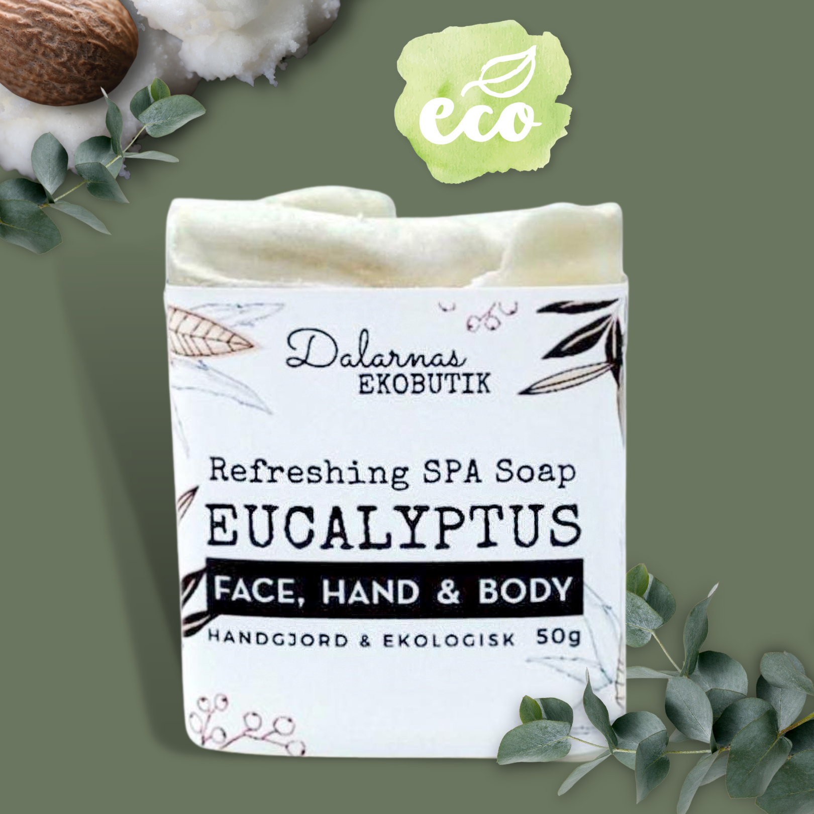 Eucalyptus Refreshing SPA Soap EKO, sista chansen!