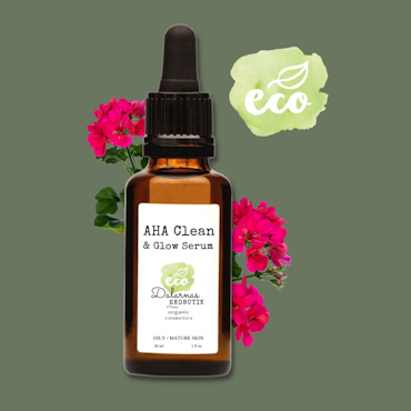 AHA Clean & Glow, ECO Facial Nattserum (tidigare Face Oil Acne Treatment)