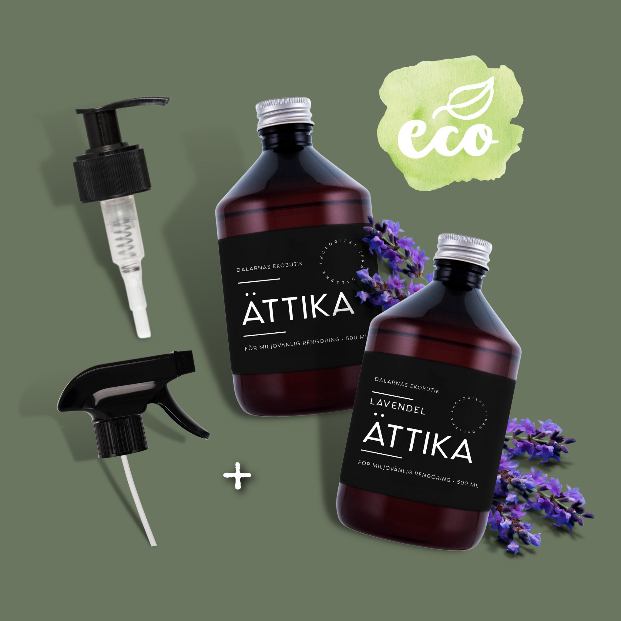Ättika 500 ml, olika sorter - Dalarnas Ekobutik Organic Cosmetics AB