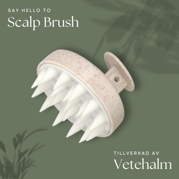 Scalp Brush, främjar hårets naturliga tillväxt och tar bort döda hudceller