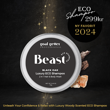 LIMITED EDITION; Beast Black OAK Luxury ECO Shampoo, 2 in 1 Hair & Body Wash