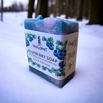 JUBILEUMSTVÅL; Blueberry ECO Hand & Body Soap