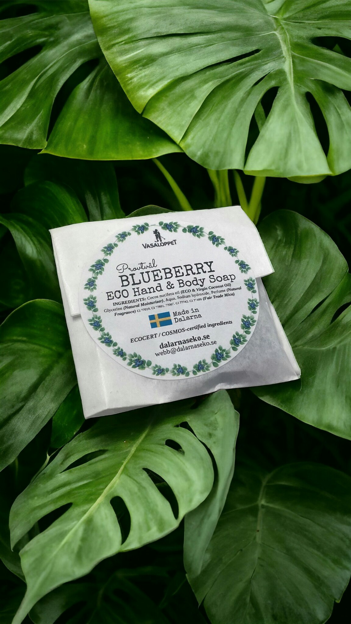 JUBILEUMSTVÅL; Blueberry ECO Hand & Body Soap