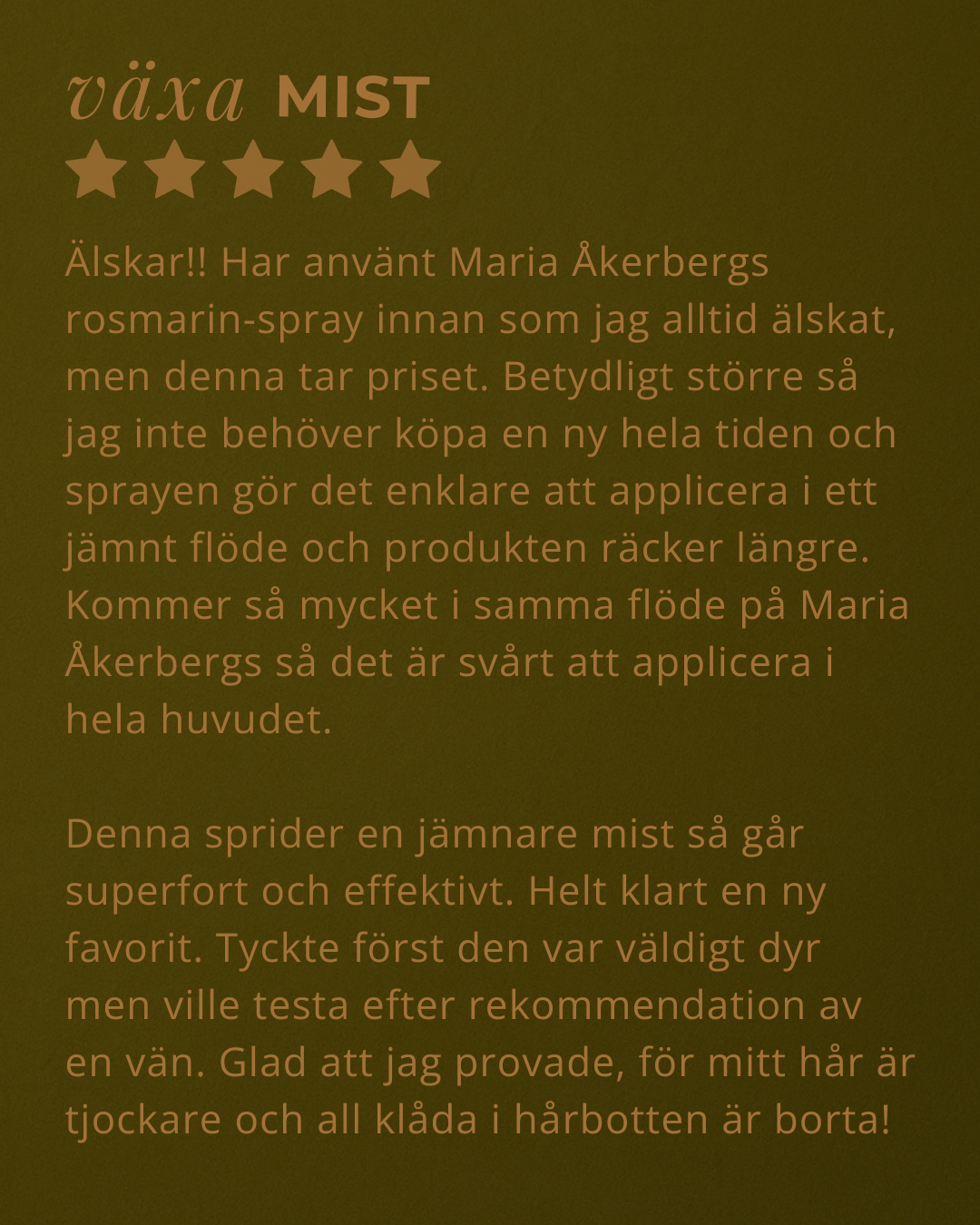 Växa-mist: LEAVE-IN för att boosta hårväxt