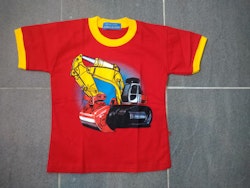 Grävmaskins T-shirt 2-4 år