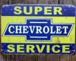 Plåtskylt Chevrolet Service