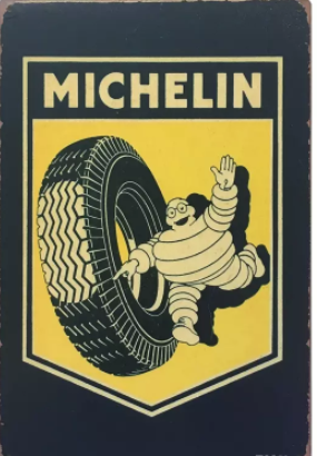 Plåtskylt Michelin